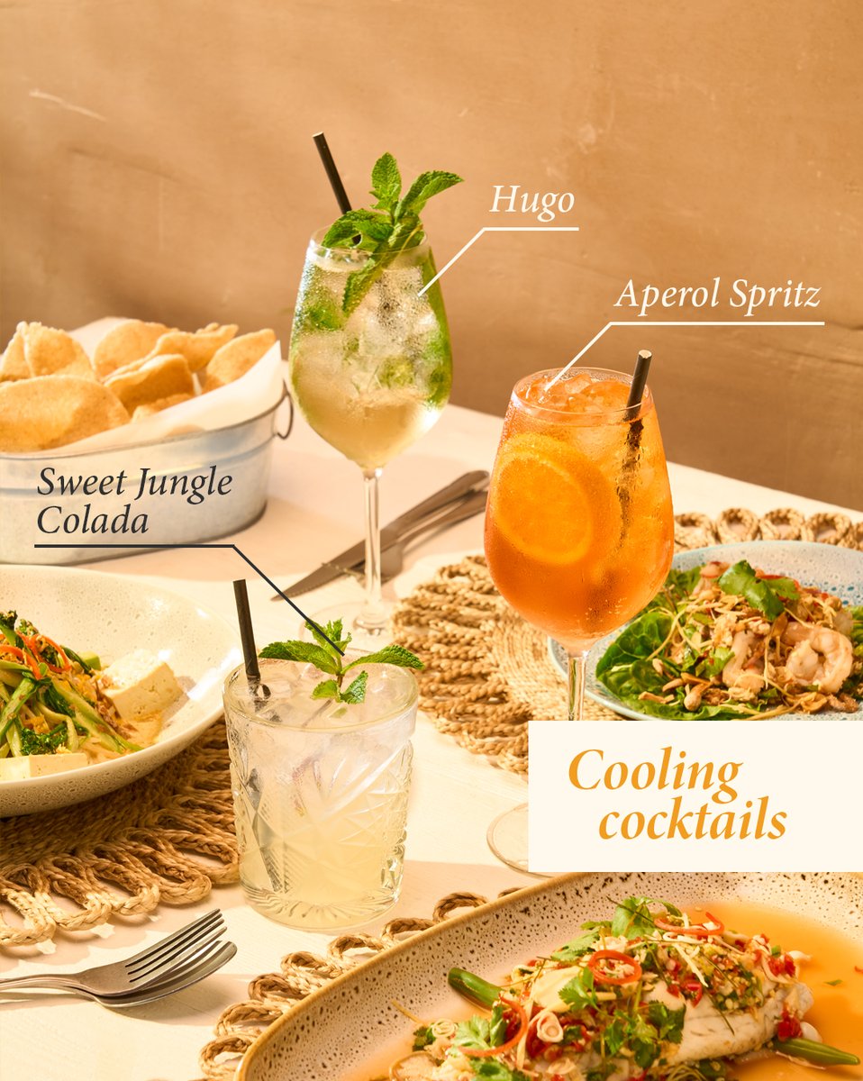 Our Summer menu is giving you new, sizzling Thai flavours you have to try! 🌞 🍽️

The catch? It’s only here till August 31st. Don't miss out!