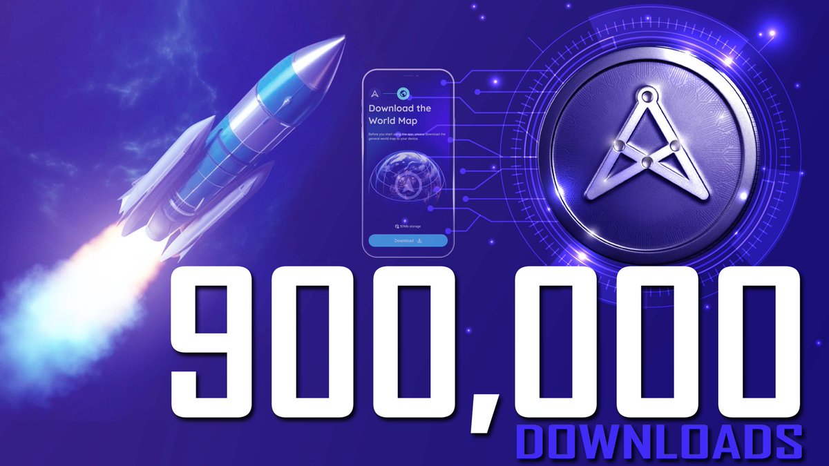 Markets show large volatility and are influenced by global events, but #AtlasNavi’s mass adoption is unstoppable! 🌍

We are proud to announce that #AtlasNavi has now crossed the milestone of 900,000 downloads! 

Thank you to our incredible community for your continuous support!