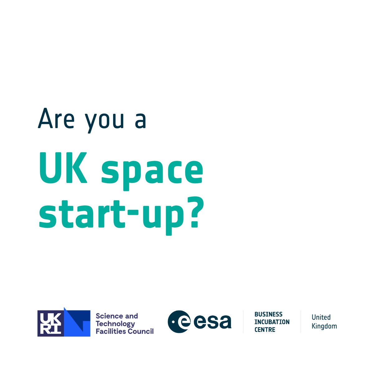 ESABICUK's tweet photo. Are you a UK #space tech start-up?

The next round of applications for ESA BIC UK is open.

With benefits including over £51,000 in funding, find out more and apply at: https://t.co/KruxVGfHLT

Deadline: 1 September 2024 https://t.co/HN9XmGGS0M
