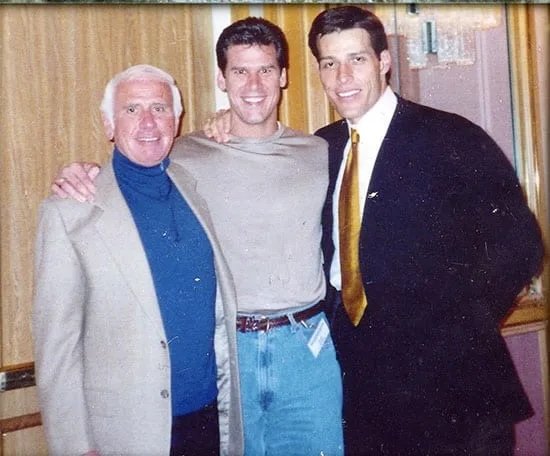This is Jim Rohn. The man behind Tony Robbins' self-help success. He ...