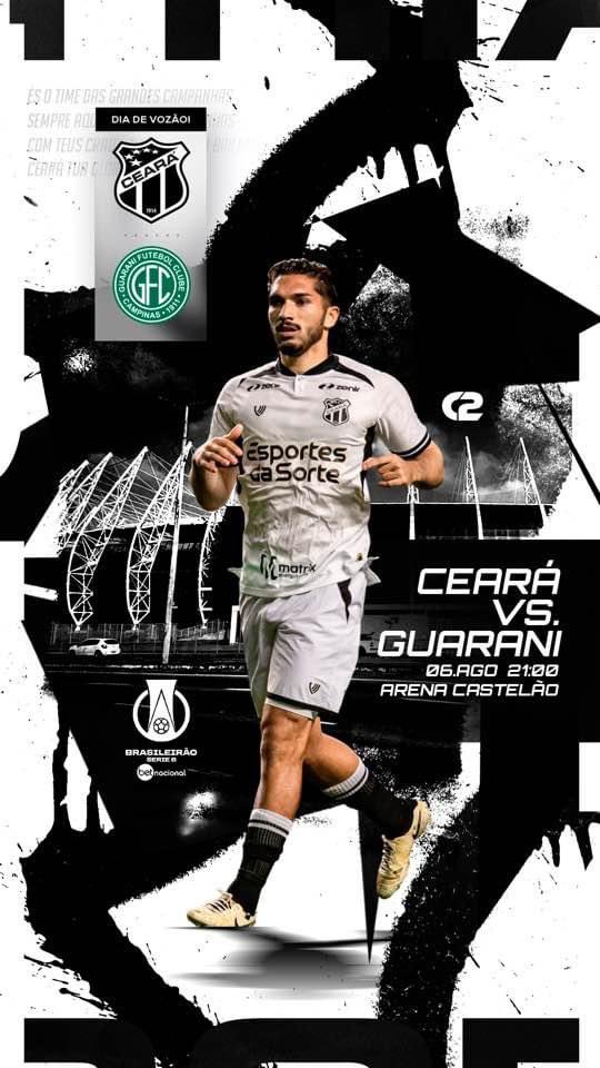 Em busca dos 3 Pontos!
Vamos vozão! 🏁
<a href="/AndreyRamos98/">Andrey Ramos</a> • #CearaSC