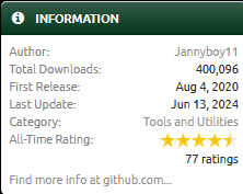 JanBoerman95's tweet photo. It doubled again! (seems to be consistent at about 100k downloads per year) https://t.co/7CXGiWm5cY