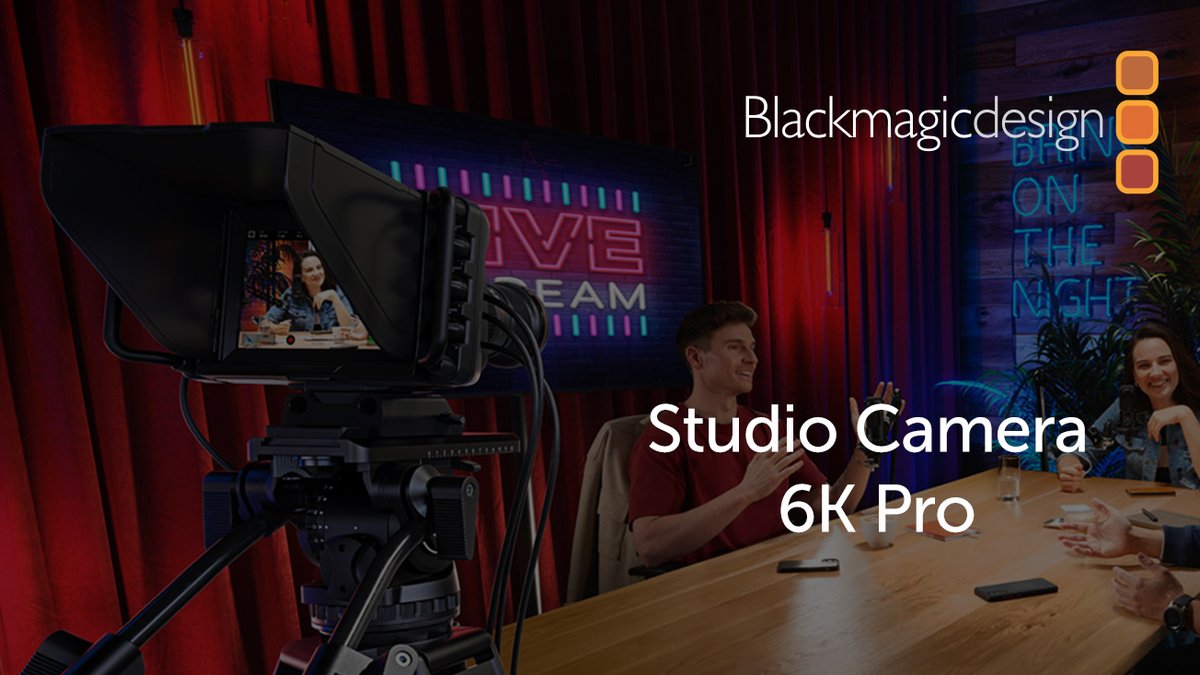 flormartzav's tweet image. Blackmagic Studio Camera 4K Pro G2
flormartz.com/blackmagic-des…
Diseñada para mezcladores SDI profesionales, esta cámara ofrece todas las prestaciones del modelo Plus y además incluye conexiones SDI 12G, Ethernet 10G y XLR para el audio y la comunicación.
#studiocamera #blackmagic