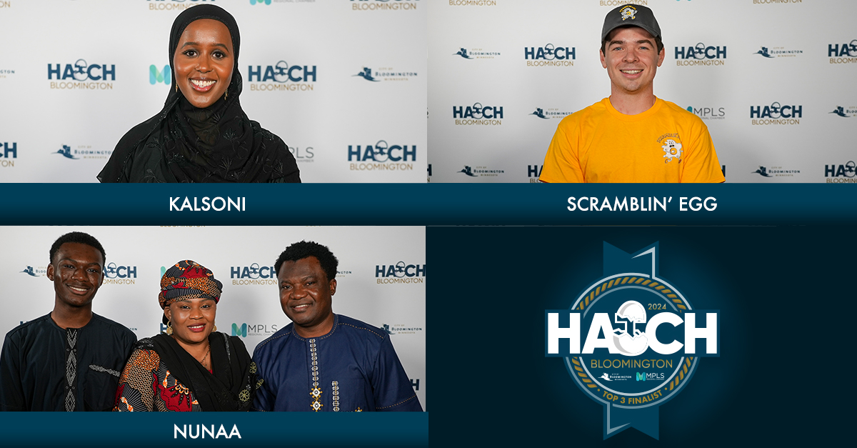 The #HatchBloomington Top 3 Finalists have been announced! These 3 contestants will pitch their business concept in a final pitch round on August 22nd. To learn more, visit hatchbloomington.com.