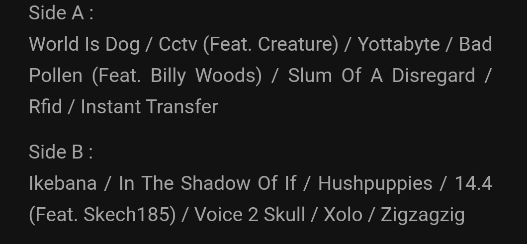 📀  REVELATOR

👤  E L U C I D

📅  OCTOBER 11TH

🎵  14 TRACKS

👥  With features from billy woods, Creature &amp; Sketch185.