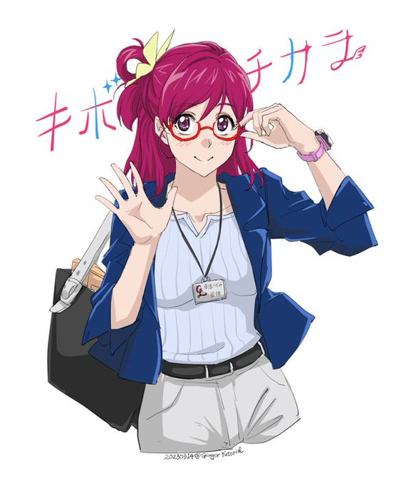 放映前に描いた予想図#このタグをみた人はド正面イラストを貼る 