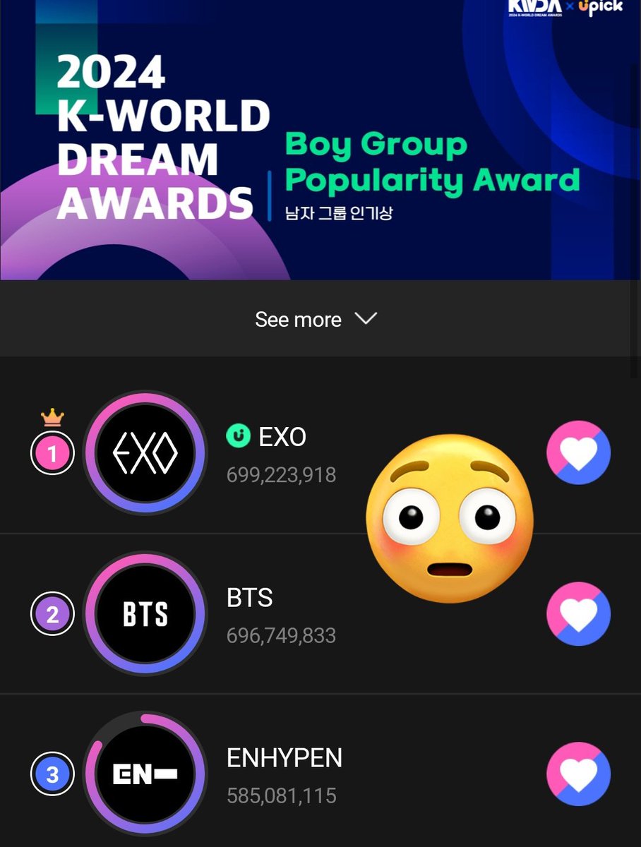 EXOBreakingNews's tweet photo. ONLY 40 HOURS TO GO 😳😳

BOY GROUP POPULARITY - K WORLD DREAM AWARDS 🏆 If we win , EXO will get physical award 🏆🏆🥇 

Are u all ready for last 40 hours ?? Turn on notification bell for latest updates from fanbases 🔔 Vote &amp; Save #EXO @weareoneEXO 

🔗https://t.co/fkcfsRntR4 https://t.co/mQTiwerZ0K