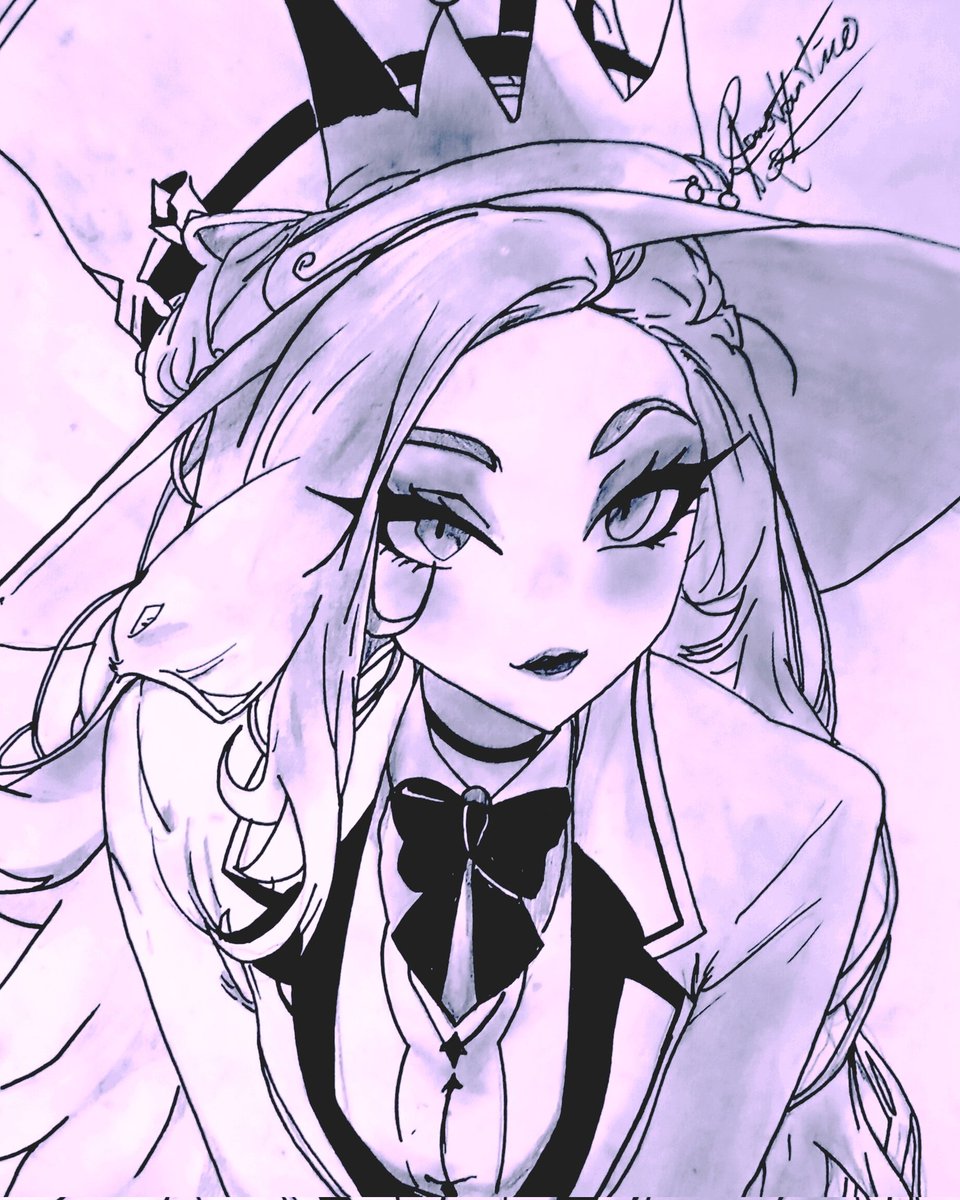 SetteDPauz's tweet photo. Lúcifer girl 
#Paris2024 #GOLD #HazbinHotelFanart #HAZBINHOTEL #LuciferMorningstar https://t.co/4AgG3U0PH4