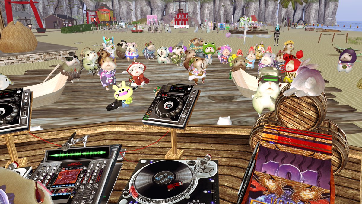 LinoAyulu's tweet photo. はじめて参加のハムの日イベント🐹🏮とっても楽しかったです✨🏮ありがとうございました🐹✨
#ham_fes #SecondLife #ハム祭り https://t.co/ZdvEkQjU3X