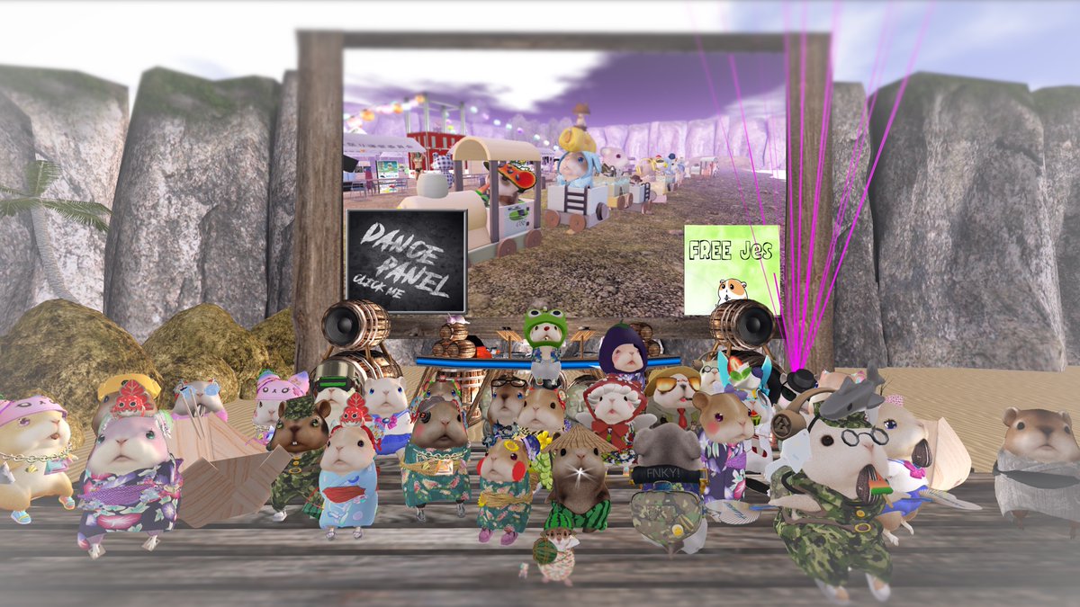 LinoAyulu's tweet photo. はじめて参加のハムの日イベント🐹🏮とっても楽しかったです✨🏮ありがとうございました🐹✨
#ham_fes #SecondLife #ハム祭り https://t.co/ZdvEkQjU3X