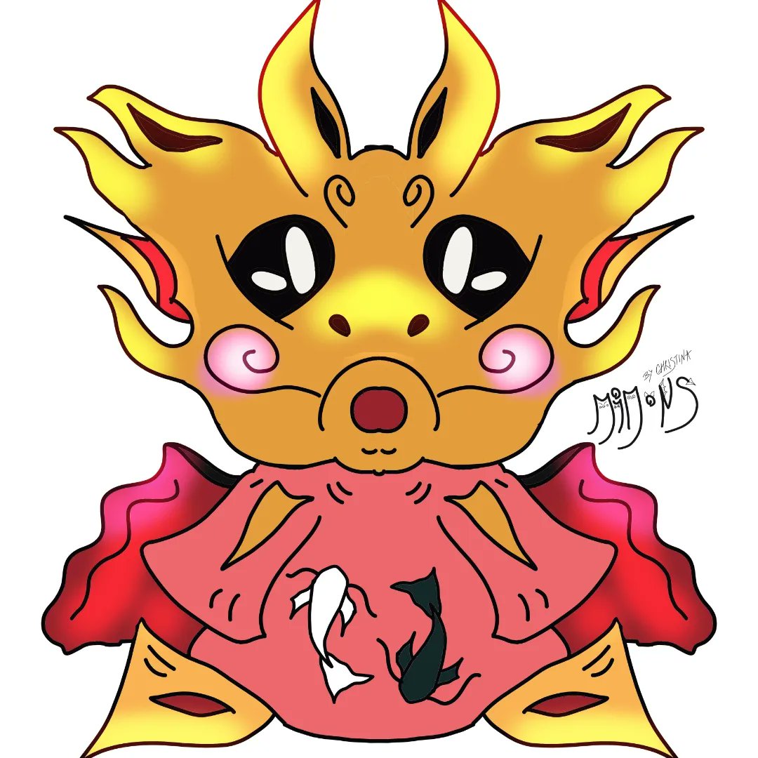Housemimon's tweet photo. Introducing Karper, the koi dragon Mimon 🥰 

#artshare #art #myart #artsy #mimons #cuteart #creepyart #koiart #cartoony #cartoonist #au #originalcharacterart #digitalart #digitalartwork https://t.co/kwupPN9A0v