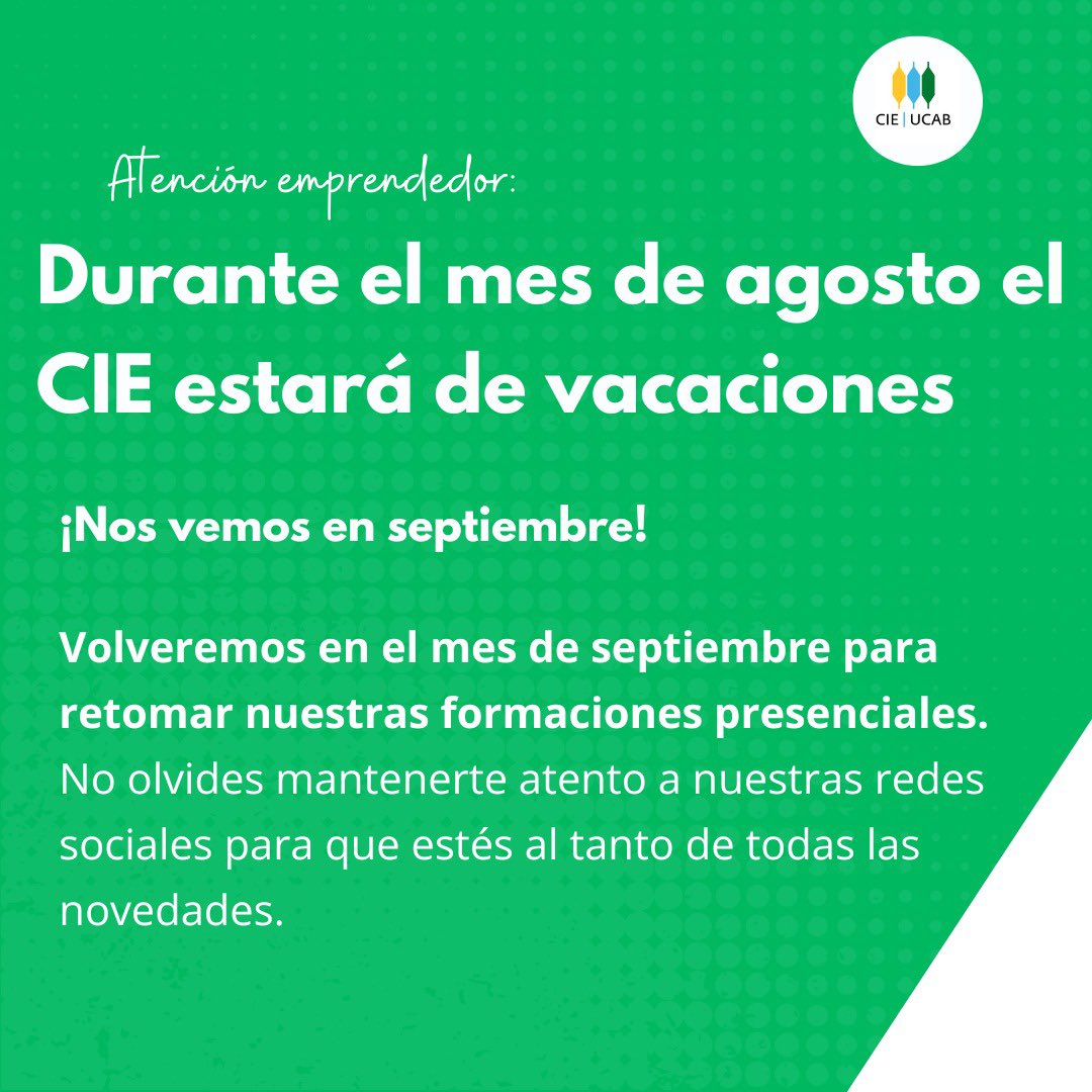 CIE UCAB tweet media