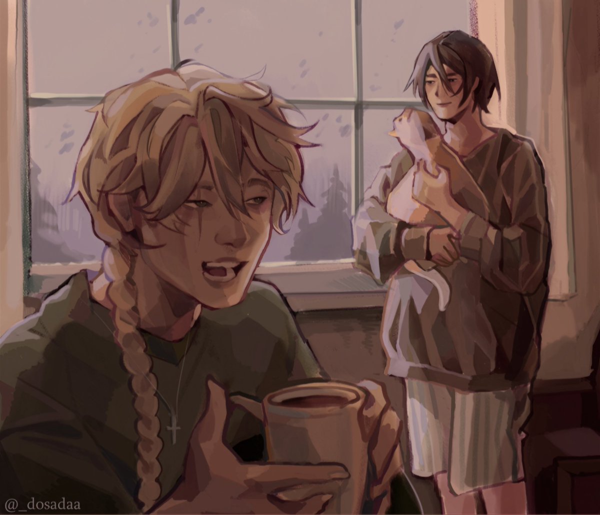 Уютные зимние будни 

#FyodorDostoyevsky #nikolaigogol #fyolai #bsd #art