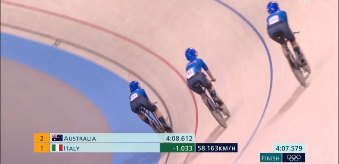 alventomagazine's tweet image. Women’s Team Pursuit, qualificazioni 🚺

4:07.579 MIGLIOR TEMPO PROVVISORIO DELL’ITALIA #Paris2024