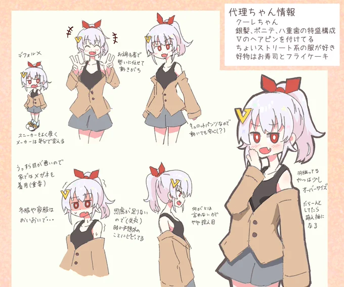 え!?このタイミングで代理ちゃんのキャラデザを!?
できらぁ!! 