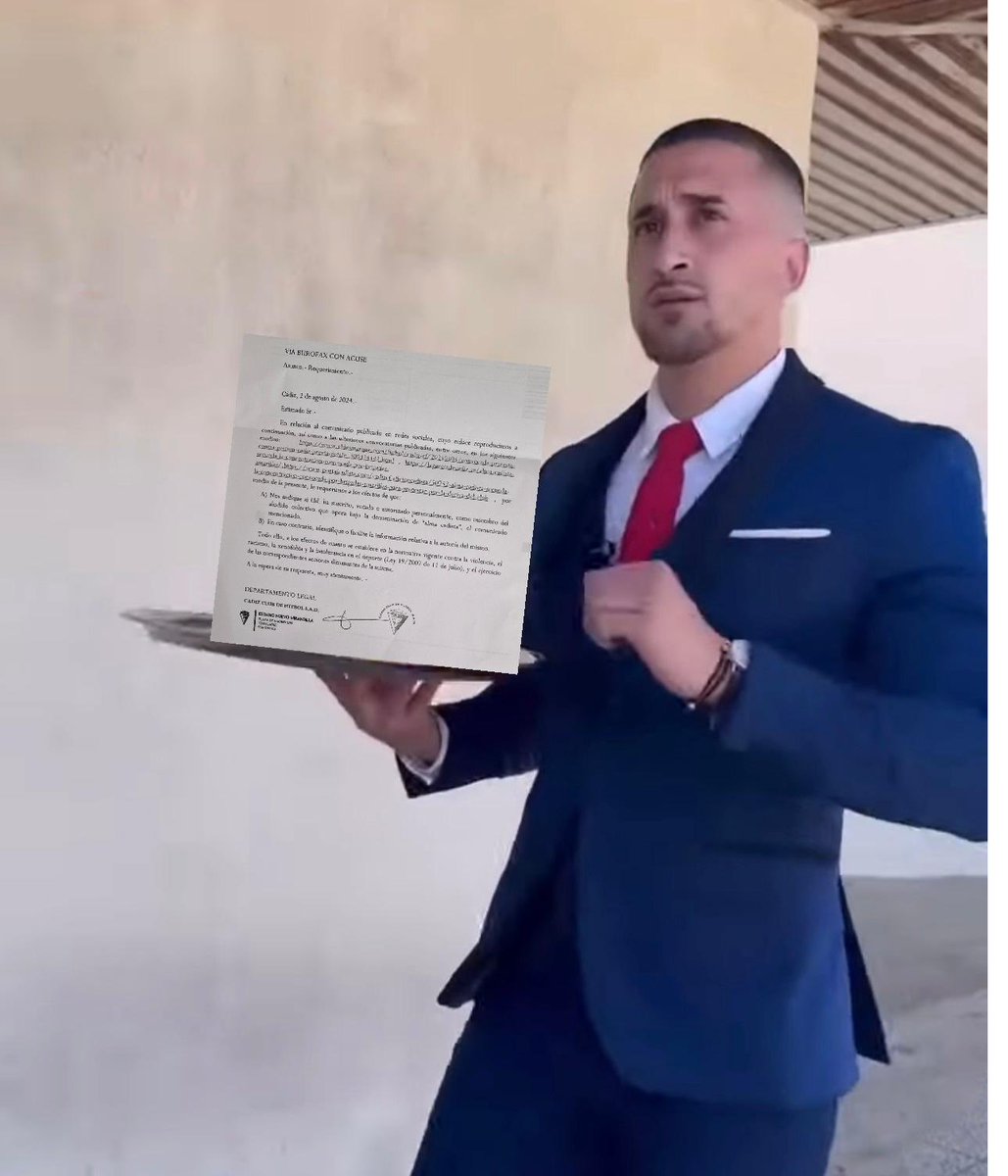 Con permiso, cadistas, buenas tardes 📃