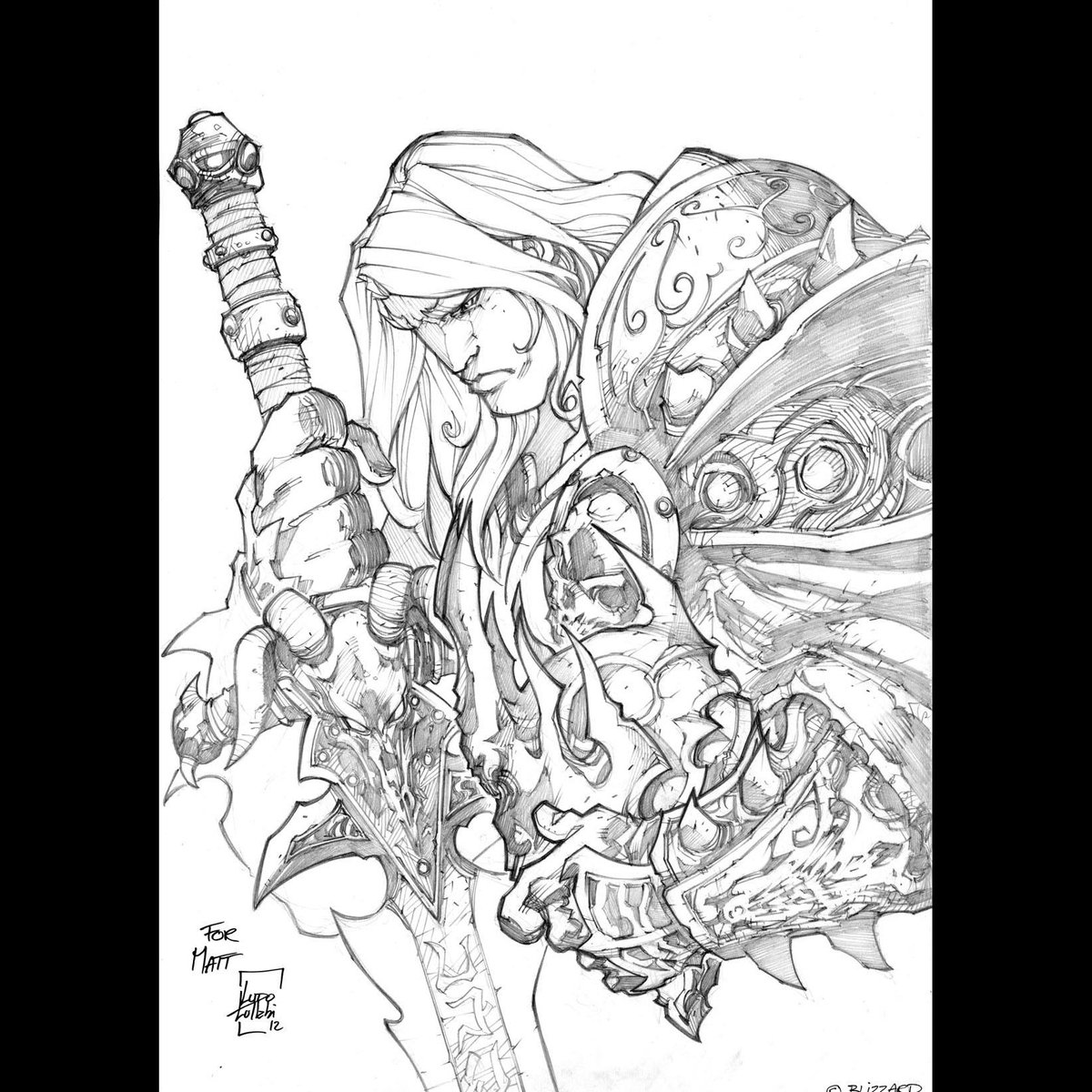 ludolullabi's tweet photo. Arthas ©Blizzard 2012 https://t.co/HcQB33fRCR