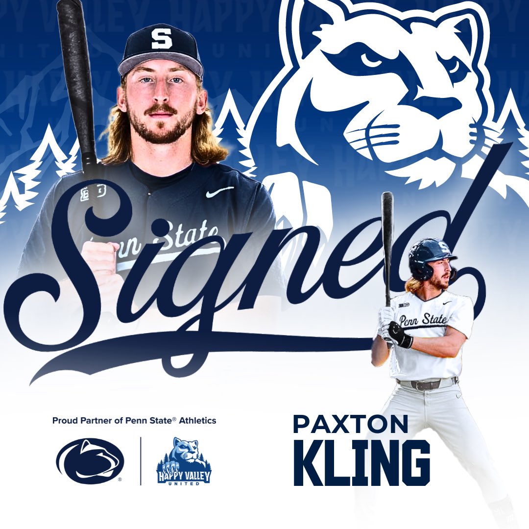 Happy Valley United (@happyvalleyutd) on Twitter photo We Are… excited to welcome former LSU outfielder, <a href="/PaxtonKling/">Paxton Kling</a> to the Penn State family 🦁 The PA Native returns home to make an impact on and off the field for the Nittany Lions 👏 We Are… excited to welcome former LSU outfielder, <a href="/PaxtonKling/">Paxton Kling</a> to the Penn State family 🦁 The PA Native returns home to make an impact on and off the field for the Nittany Lions 👏
