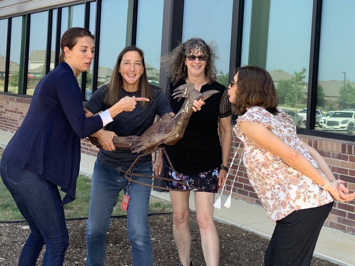 kgomezfuller's tweet photo. FES Amazing Race continues! Oh Chap!! We found him.  Hail to the Chap! #5thgraderocks #FESAmazingRace @FullerElemAISD https://t.co/aheJHCer5L