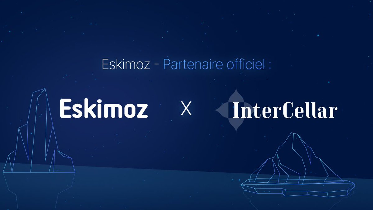🧊 InterCellar X Eskimoz

Le leader du vin &amp; du Web3 rejoint la banquise 🍷 

Cet incroyable projet français réunit ces 2 mondes uniques avec succès depuis plusieurs années.

Événements d’exceptions, ventes exclusives high-ticket, l’intégration des RWA, des founders passionnés et