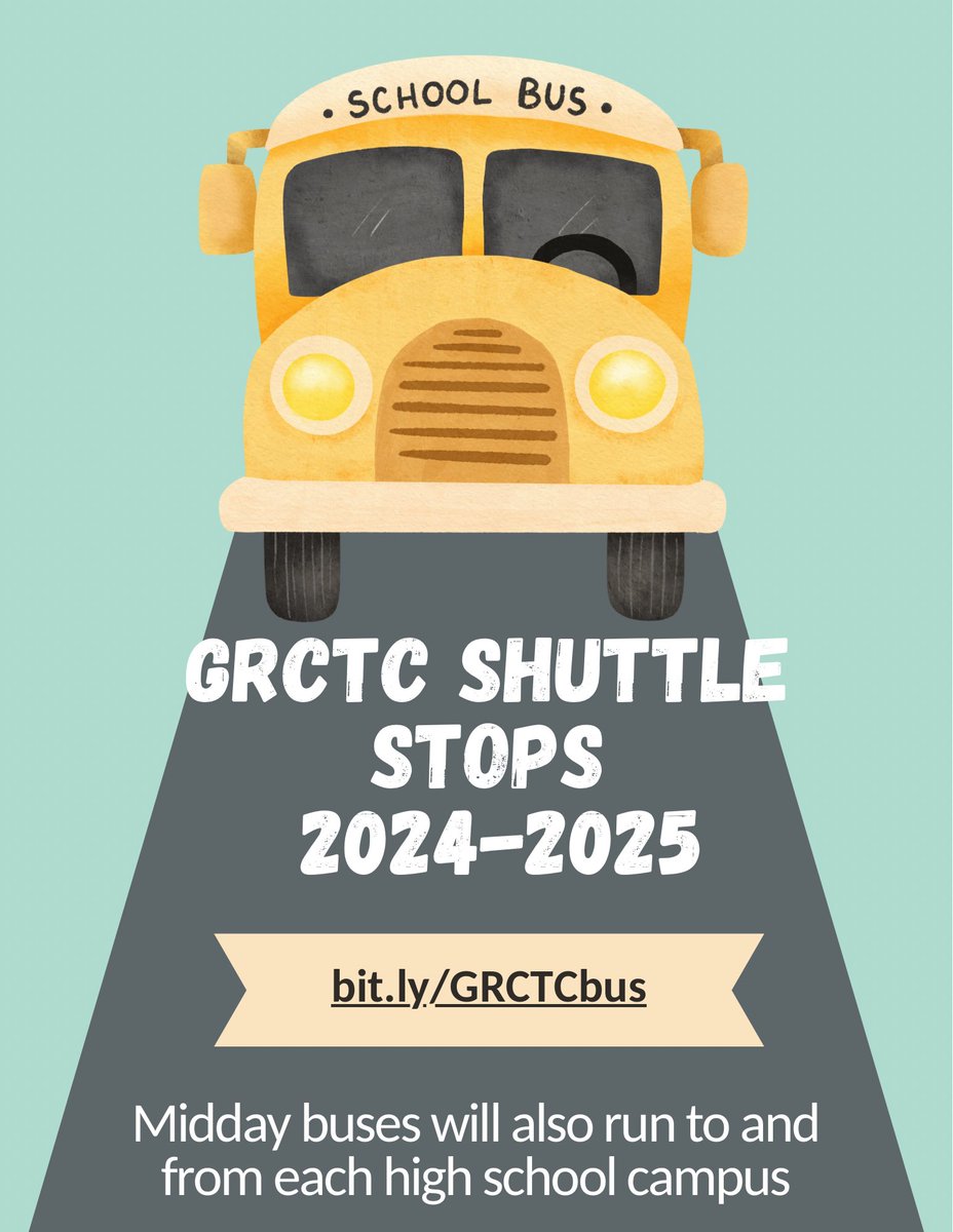 Gilbreath-Reed CTC (@gr_ctc) on Twitter photo GRCTC shuttle stops are listed at the link in the flyer. These shuttle stops are available for all GRCTC students. GRCTC shuttle stops are listed at the link in the flyer. These shuttle stops are available for all GRCTC students.