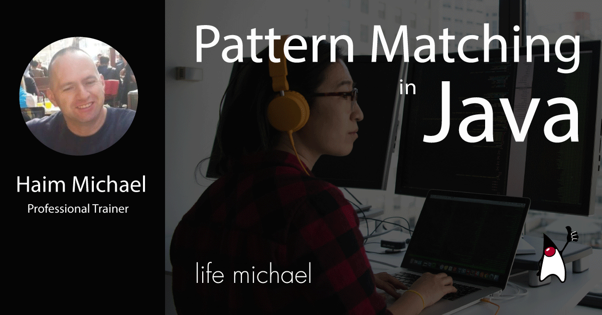lifemichael's tweet image. On December 3rd, we will have a free online meetup focusing on Pattern Matching in Java. More information at meetup.com/lifemichael/ev… #java #patternmatching