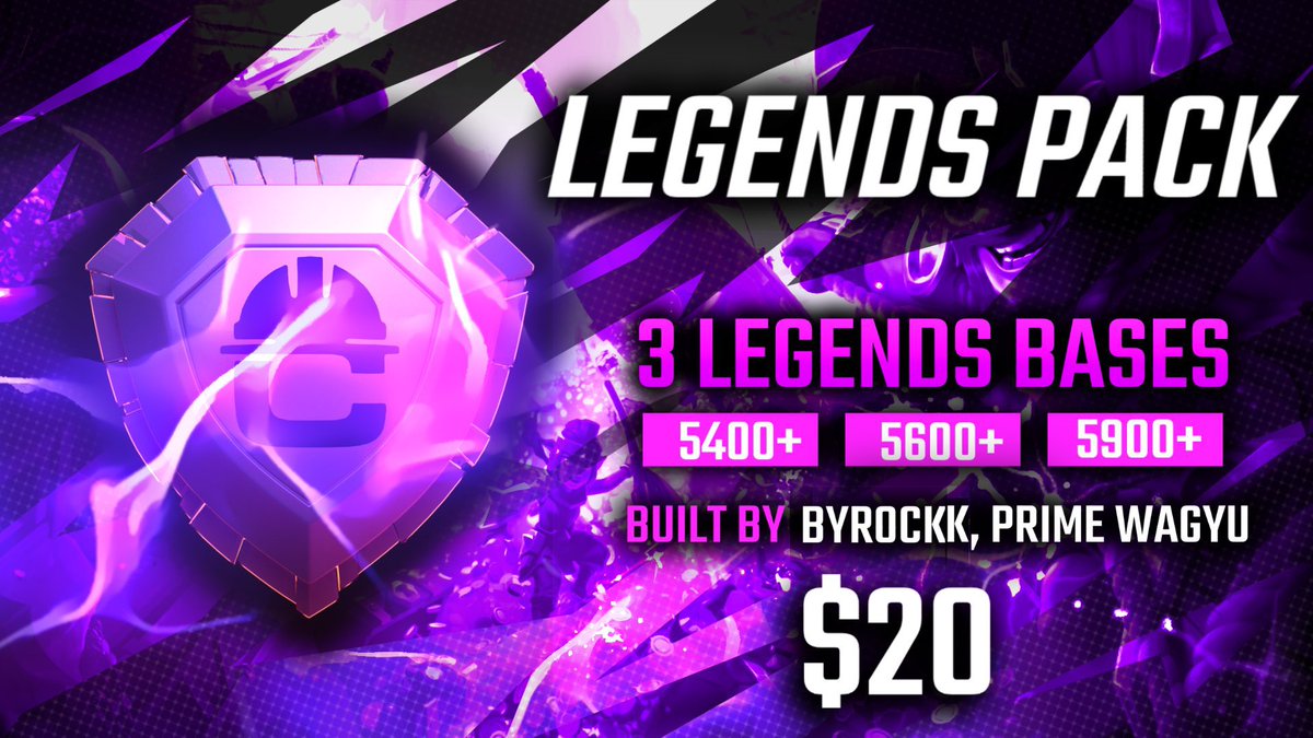 I have bought bases from all the base building  servers that exist. Many times the bases have come out bad but I have never said anything, this time I bought this pack from this new server and I got -320 x2 and I did my first negative feedback (1)