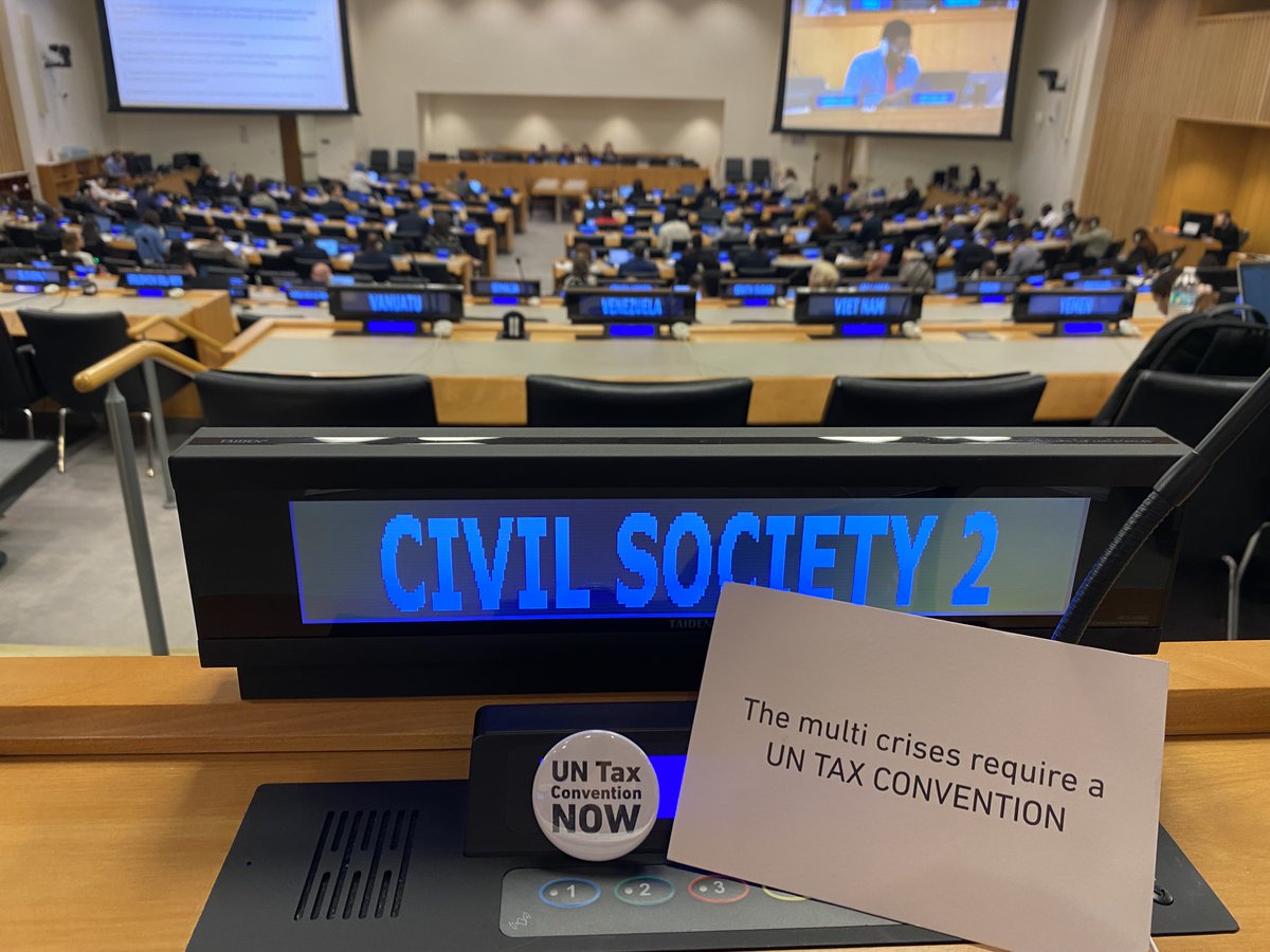 It's a shame that money that could have been used on climate financing and fulfilling human rights are getting lost due to #taxabuse. Fortunateley this can be changed with a #UNTaxConvention that the <a href="/UN/">United Nations</a> members are about to develop. #taxjustice <a href="/ACTAlliance/">ACT Alliance</a>