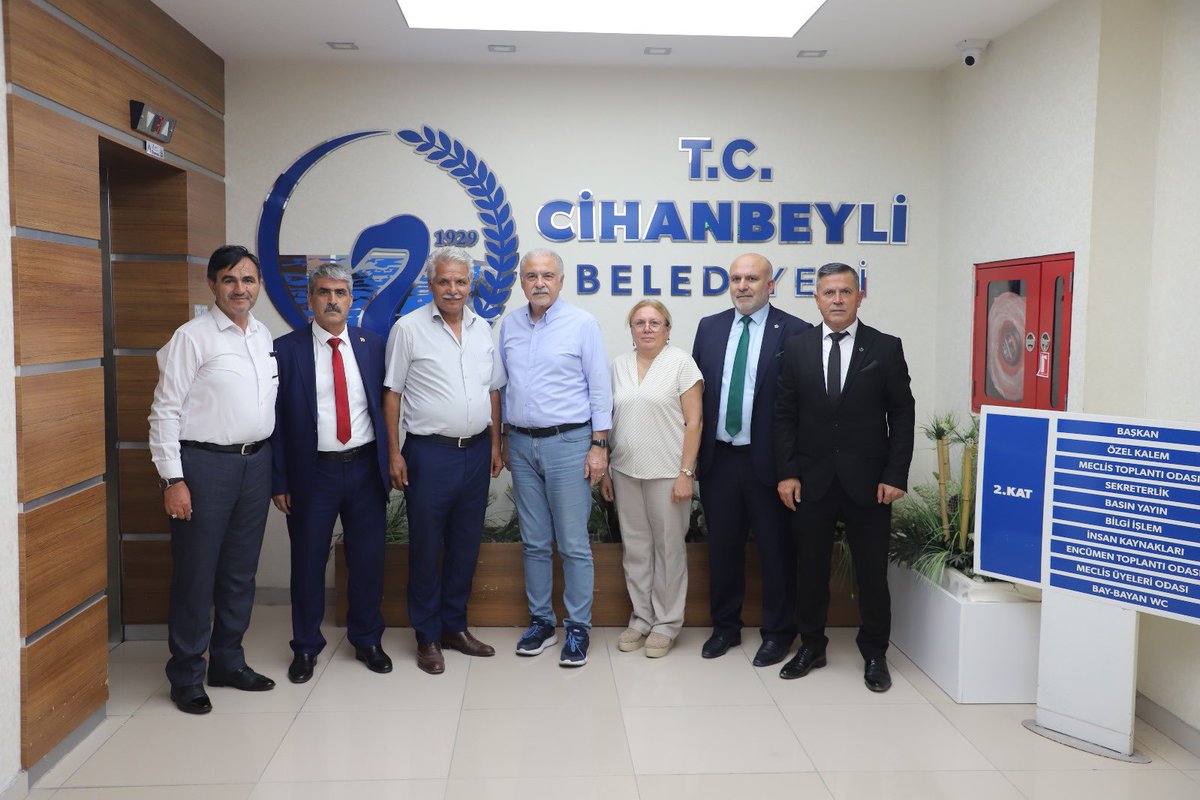 GelecekSelcuklu's tweet photo. Cihanbeyli Belediye Başkanı sayın Dr. Fırat Kızılkaya bey' e Gelecek Partisi Selçuklu ilçe yönetimi olarak ziyarette bulunduk. Kendisine görevinde başarılar diliyoruz.
@Ahmet_Davutoglu 
@ahmetarslan42 
@tunceryildirim1 
@HEkici42 https://t.co/Exbaeyaoo8