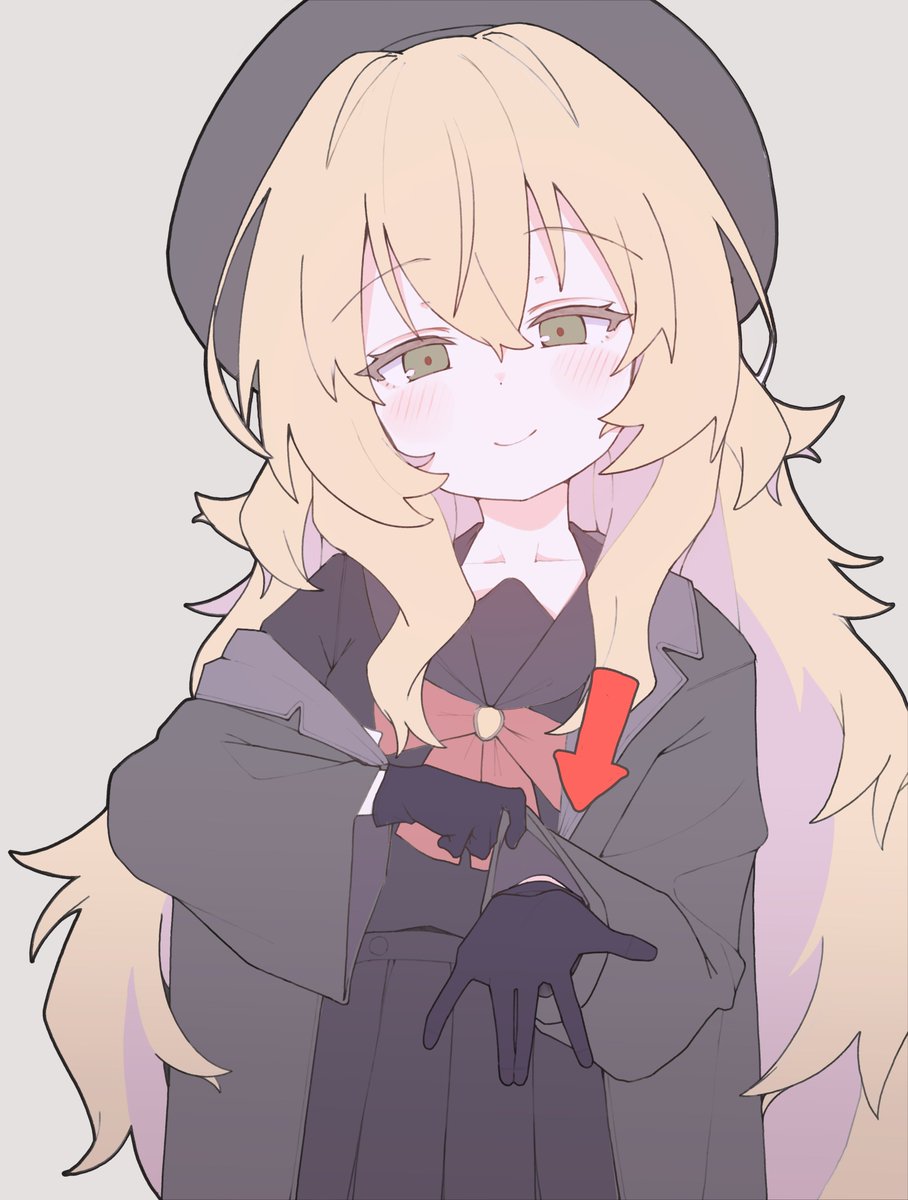 #ブルアカ #ブルーアーカイブ 
"どうしても入れたいなら、袖の中で…" 