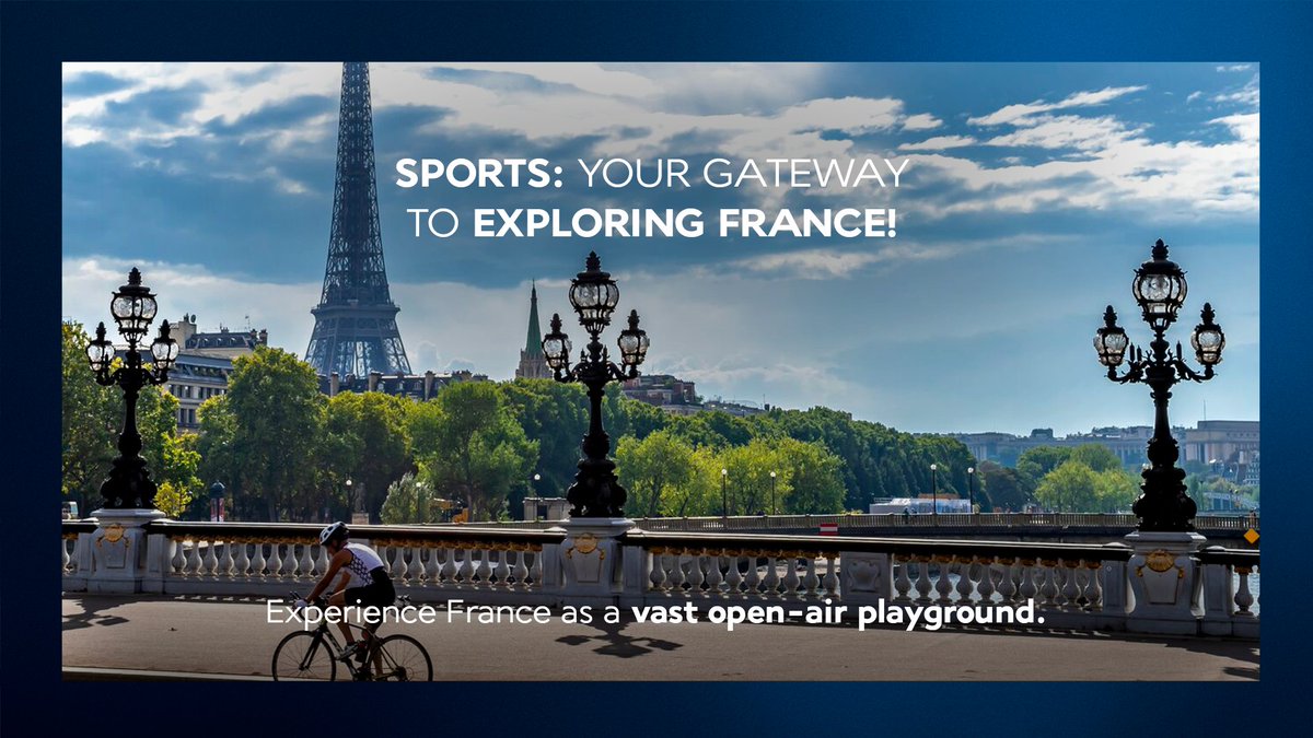 AirFranceCA's tweet photo. You don't need to be an athlete to discover that France is an open-air sports field: kayak, surf and run to see everything in its exceptional landscapes!
Let sports be your gateway to France: https://t.co/I2C4x1eCdi https://t.co/ANB2a6ZT6F
