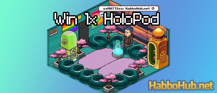 🚨 WEEKLY RARE GIVEAWAY 🚨

‼️ Win a Holopod on .com Origins! ‼️

✅ Follow <a href="/HabboHubWeb/">HabboHub</a>
✅ Like and Retweet this tweet
✅ Tag a friend and hashtag #HabboOrigins 

🗓️ Closes Saturday 10/08/2024 12:00 BST
🏆 Winner announced shortly after

#Habbo #HabboHotelOrigins #HabboOrigins
