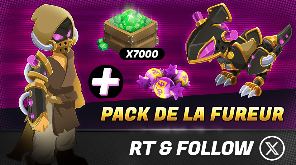 💥 Traversez le chaos et survivez à toutes les catastrophes avec le Pack de la Fureur !

▶ link.ankama.com/muesai8

🔁 RT + Follow pour tenter de remporter un pack de la Fureur !