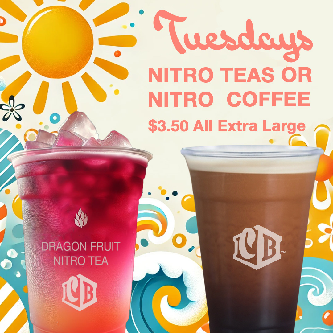 CoffeeBoxelpaso's tweet photo. 🌟 Don't miss out on our Tuesday Special! Enjoy any Extra Large Nitro tea or Nitro coffee for just $3.50. Smooth, bold, and refreshing. #NitroTuesday #CoffeeTime #TeaLovers #ElPasoSpecials https://t.co/mpPKQceYKK