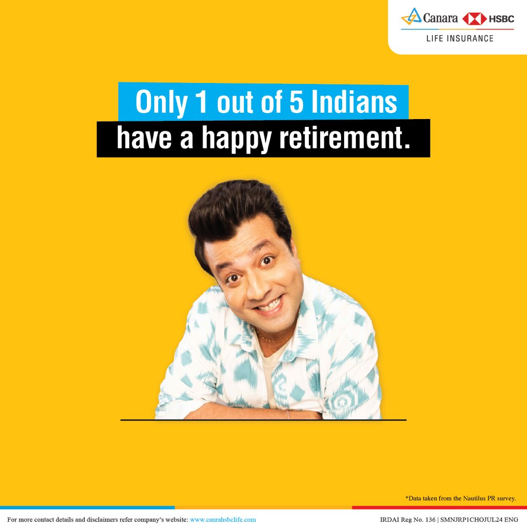 CanaraHSBCLI's tweet image. Want to enjoy your golden years without worrying about the promises you made? Secure your retirement with the Perfect Plan brought to you by your #PromisesKaPartner and live worry-free! To learn more about our plans, visit our official website today.

#PerfectPlan #lifeinsurance