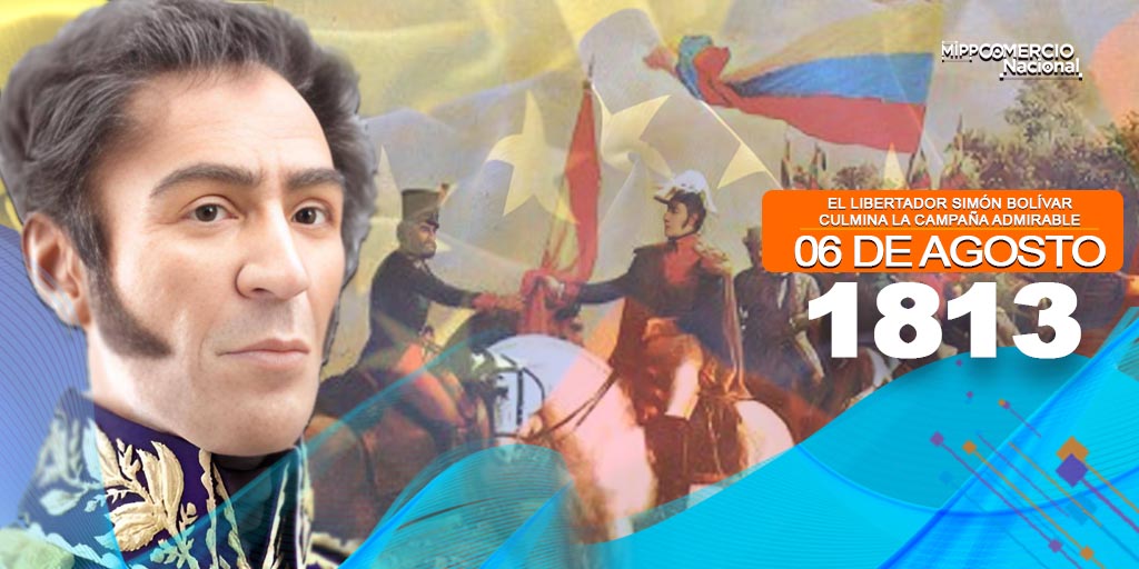 #Efemérides

Tal día como hoy, en el año 1813, el Libertador Simón Bolívar culmina victorioso la  Campaña Admirable y entra triunfante a Caracas, acción enmarcada dentro de la Guerra de la independencia de Venezuela que consiguió la liberación del occidente del país.