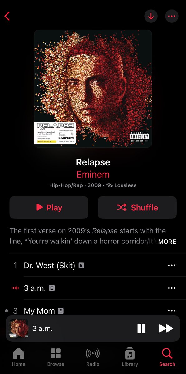 _emsbiggestfan's tweet photo. Relapse kinda night https://t.co/Y2AfMOM74n