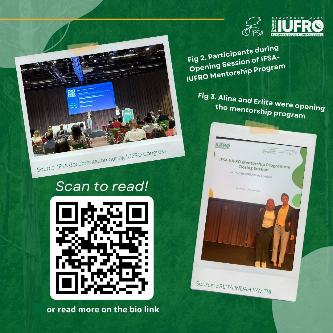 The 26th IUFRO Congress was successfully conducted in Stockholm, Sweden, from June 24-29, 2024. I'm thrilled to share my remarkable experience as part of the IFSA-IUFRO Mentorship Programme 2024.
Read more here: [ifsa.net/ifsa-iufroment…]

#ifsadotnet