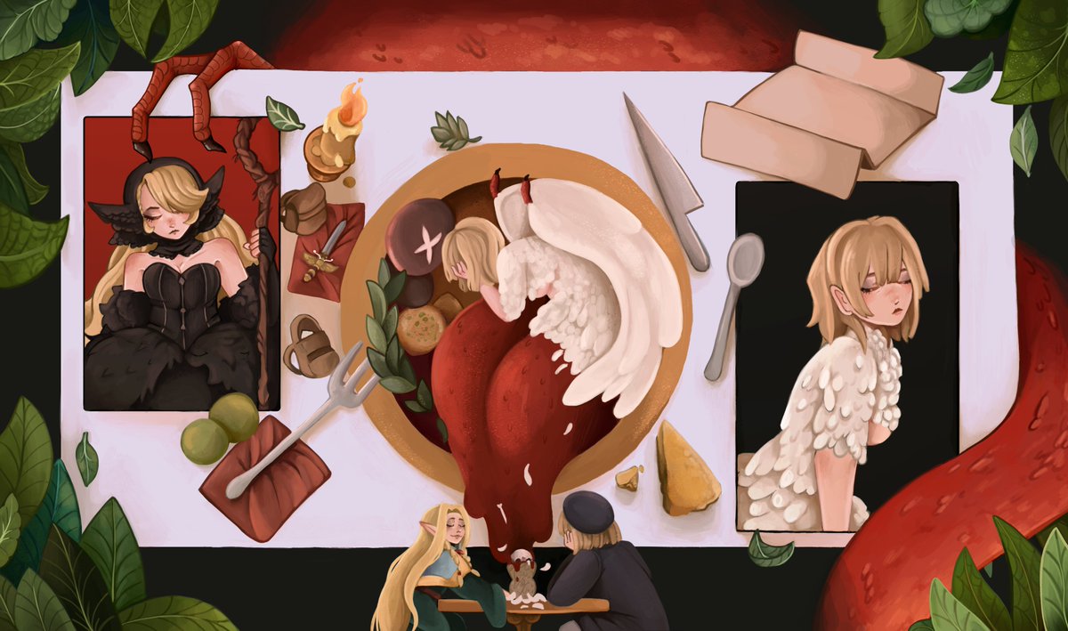 Dungeon meshi! i lost so much progress on this twice but in the end i liked how it ended up regardless <3 
-
-
#dungeonmeshi #DeliciousinDungeon