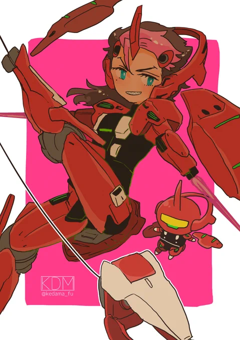 せっかくなので過去のめか絵(捏造含む)を再掲グとワイヤー絡まっちゃったシチュをつくりたいんでシャのメカも出てくれ… 