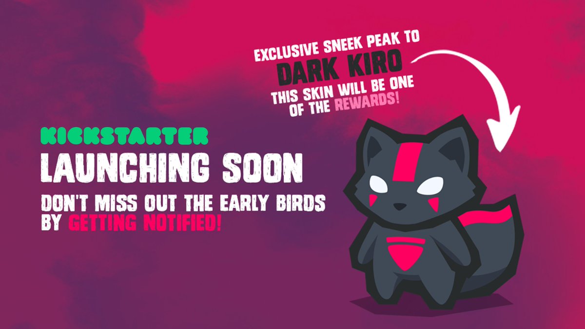 Don't miss "Dark Kiro" exclusive skin that will be a reward! ✨

GET NOTIFIED to find out as soon as we launch the campaign ^^ 

👉kickstarter.com/projects/north…