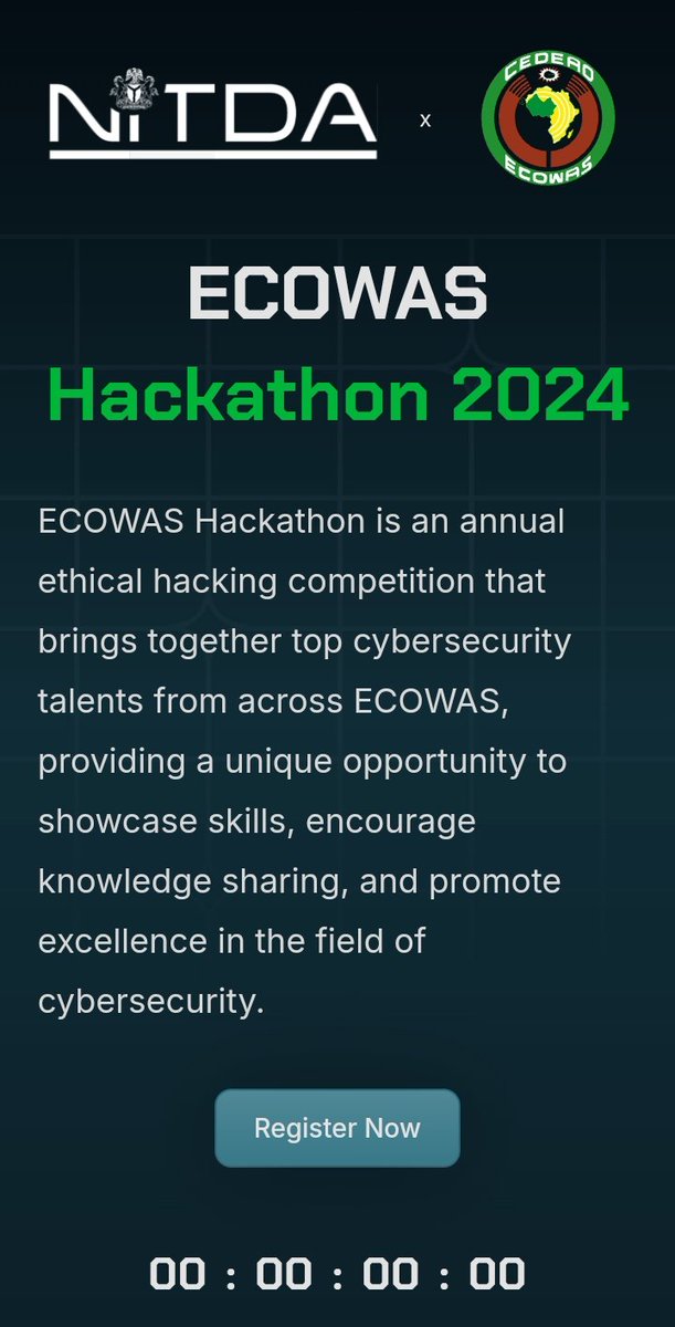 NorthDemy's tweet photo. 📢 Exciting News! 📢

My team, NorthDemy, has been selected to participate in the ECOWAS Hackathon! 🎉 We would greatly appreciate your support and prayers as we showcase our talents and aim for victory. 

The challenge kicks off tonight and wraps up on the 31st. Let's do this! https://t.co/gnrTNTJWa3