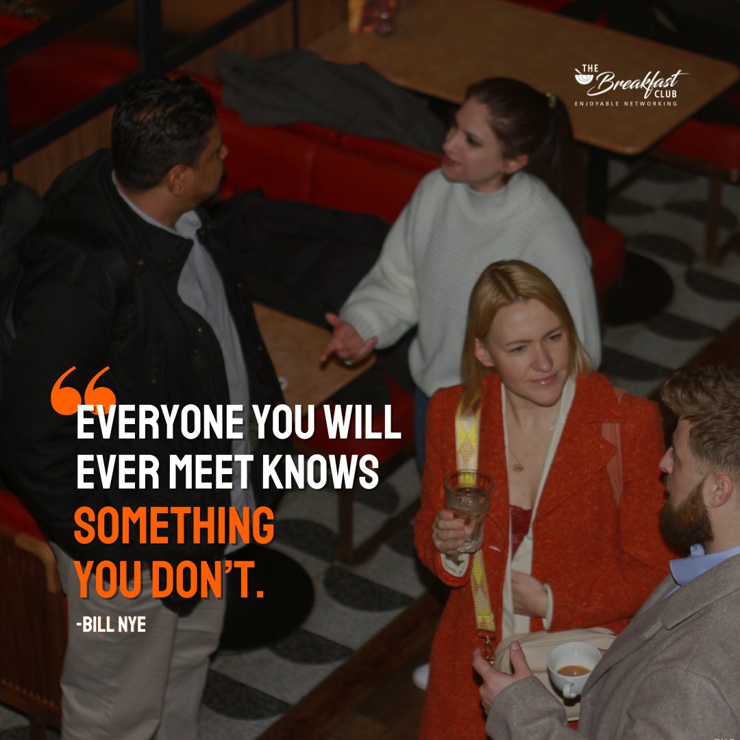 Start your day with a power move and enjoy insightful conversations, delicious food, and valuable connections. 🙏

#InvestInYourNetwork #TheBreakfast #Networking #Knowledge #Connections