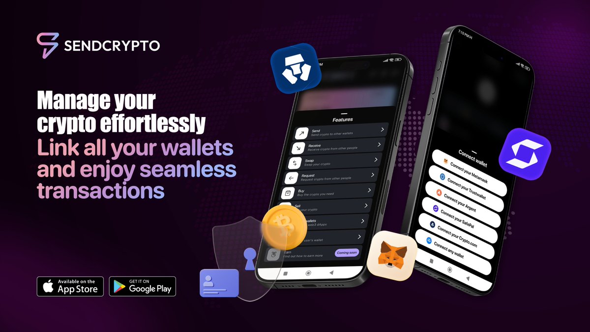 SendCrypto_App's tweet photo. 🌐#SendCrypto: Manage your #crypto effortlessly! Link all your wallets and enjoy seamless transactions.
👉Your digital assets, one interface. 💼
#defi #dapp #CryptoManagement #UnifiedWallet https://t.co/kE16YR78Mp