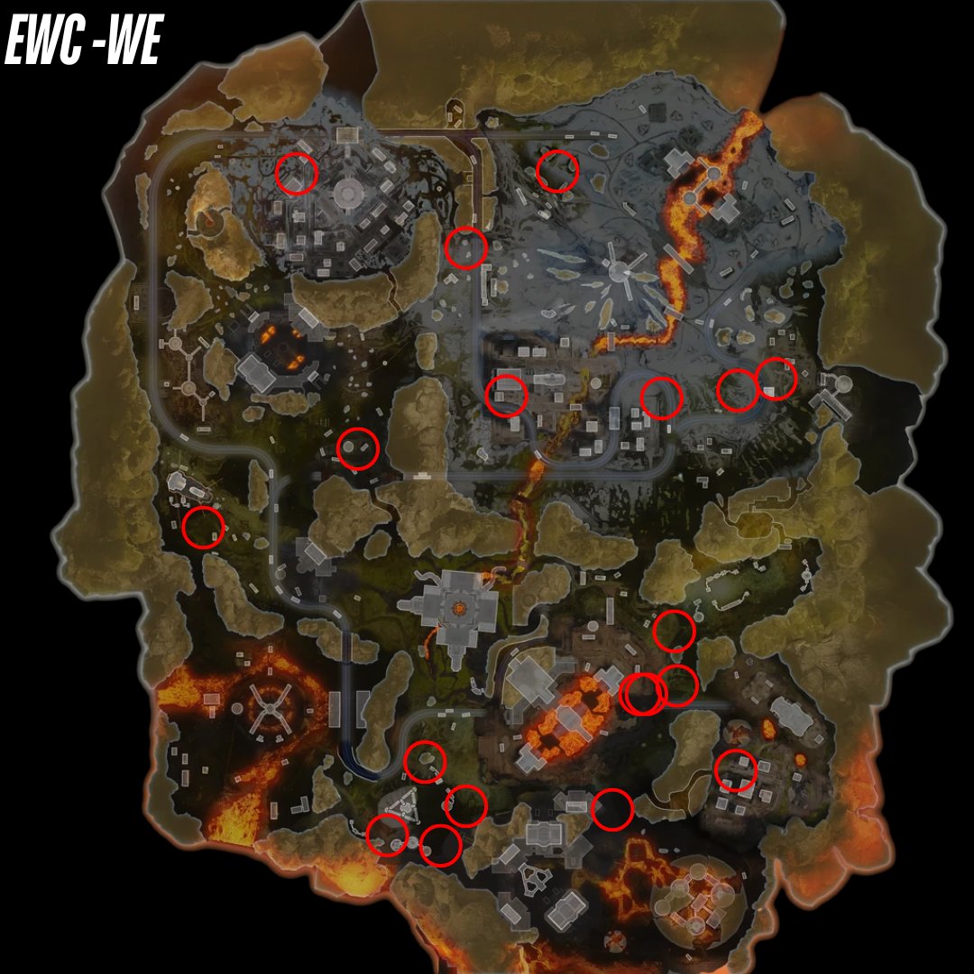 devallarahul's tweet image. All the end zones on Storm Point and World's Edge from #EsportsWorldCup  Apex Legends 🏆
