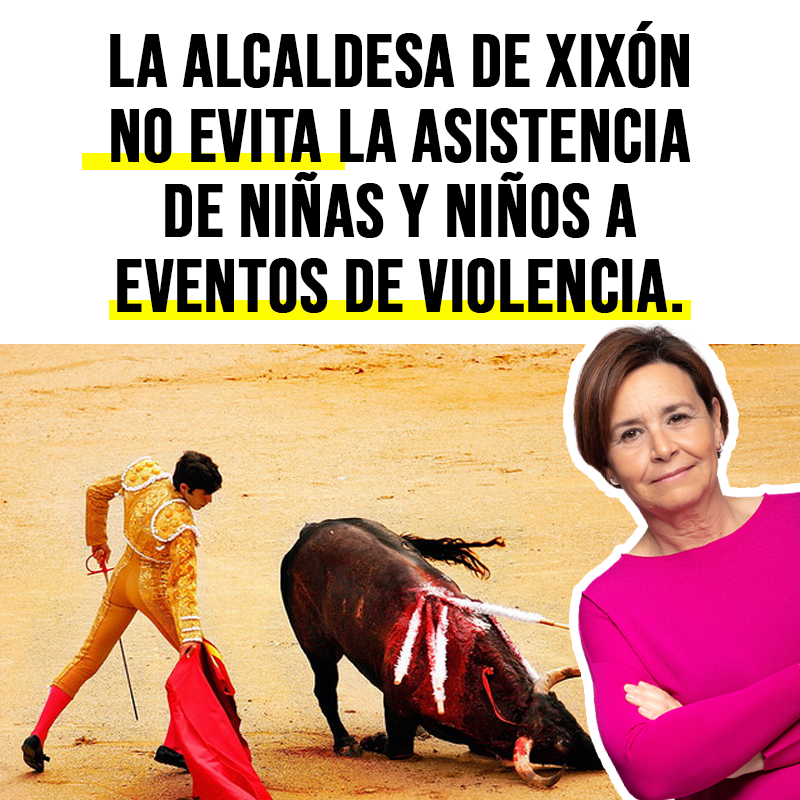 ruben_prz's tweet photo. ¿Xixón, ciudad amiga de la infancia? NO❌

La alcaldesa @CarmenMoriyon debería hacer valer este reconocimiento y proteger a las personas menores de edad.

🫰En su lugar, avala los descuentos a niñ@s para ver como torturan a los toros en directo. https://t.co/SOwCz3dT2m
