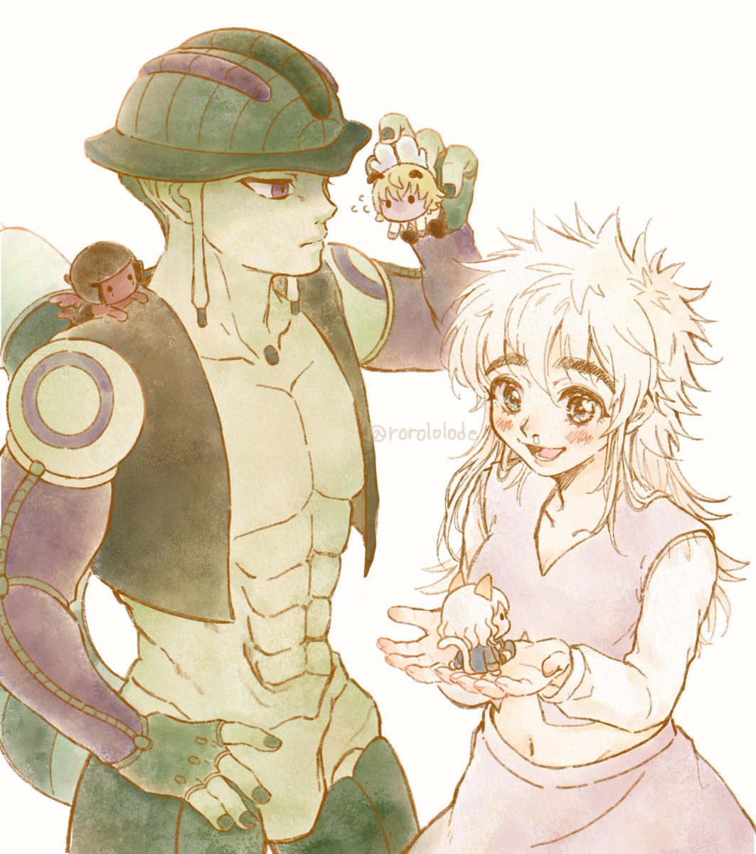 rorololode's tweet photo. 王ムギ &amp; コムギ あれこれ rkgk  #王ムギ #ハンターハンター #hxh https://t.co/f23HxIE8pm