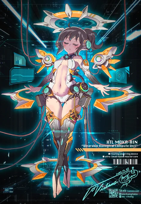 #私はこういう絵師です見た絵師全員参加 おれか?おれは月に1〜2枚Skebで依頼(メカ娘)を受け、そのマネーで酒や株、本とかプラモとかをちょっとづつ買っている男だ。おっぱいは大きくても小さくてもいい。おまえの心の命じるままに依頼するんだ。