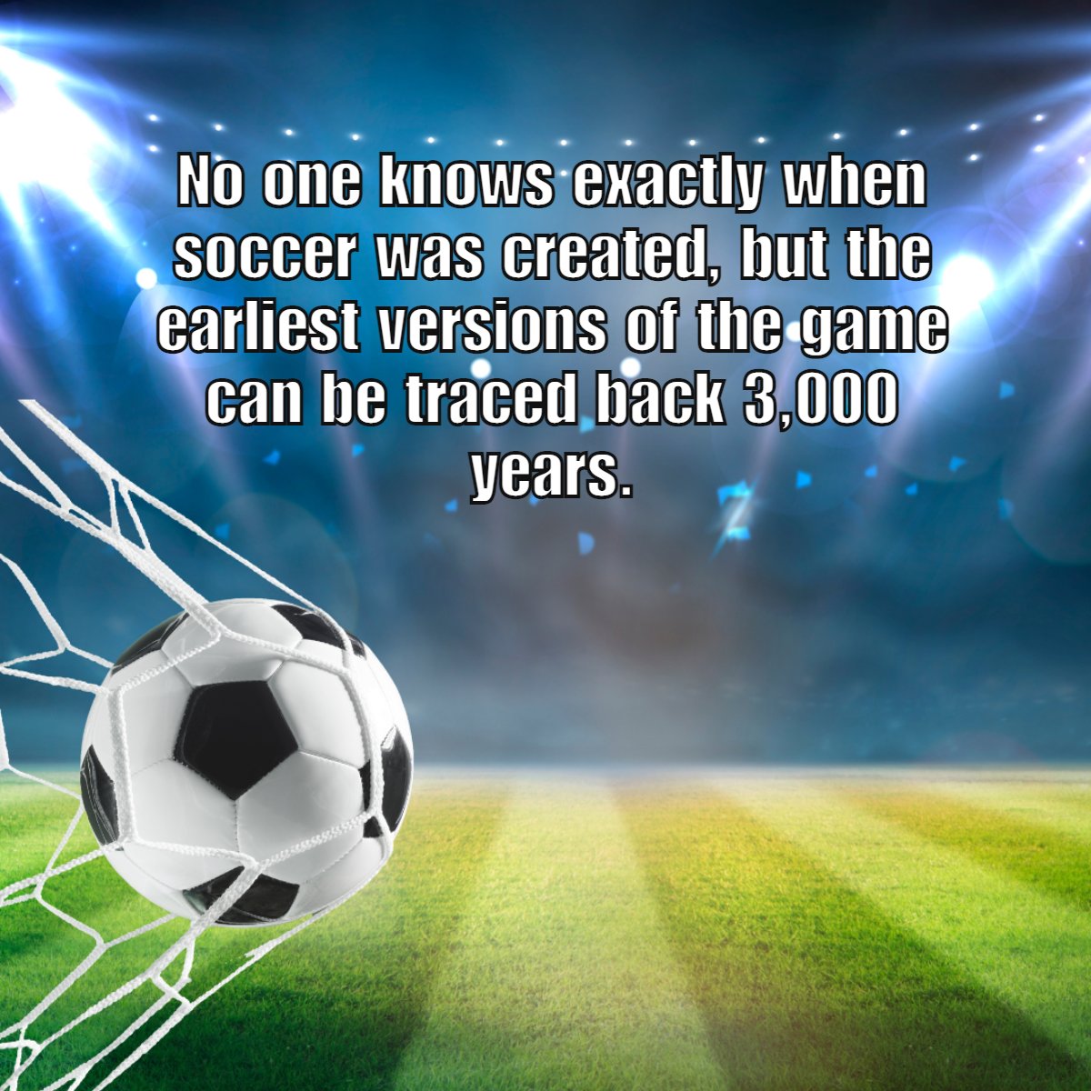 TerryHooker8's tweet photo. Many civilizations had games that resemble soccer throughout history!

However, modern soccer as we know it is often attributed to the English. 

#soccerfacts #funfact #didyouknowfacts https://t.co/JzsSoYcCDS