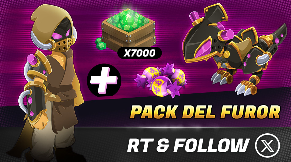 🟣 ¡Atravesad el caos y sobrevivir a todas las catástrofes con el Pack del Furor! 🔥
📰 dofus-touch.com/es/mmorpg/actu… 
🍀 FR y follow para intentar ganar un Pack del Furor